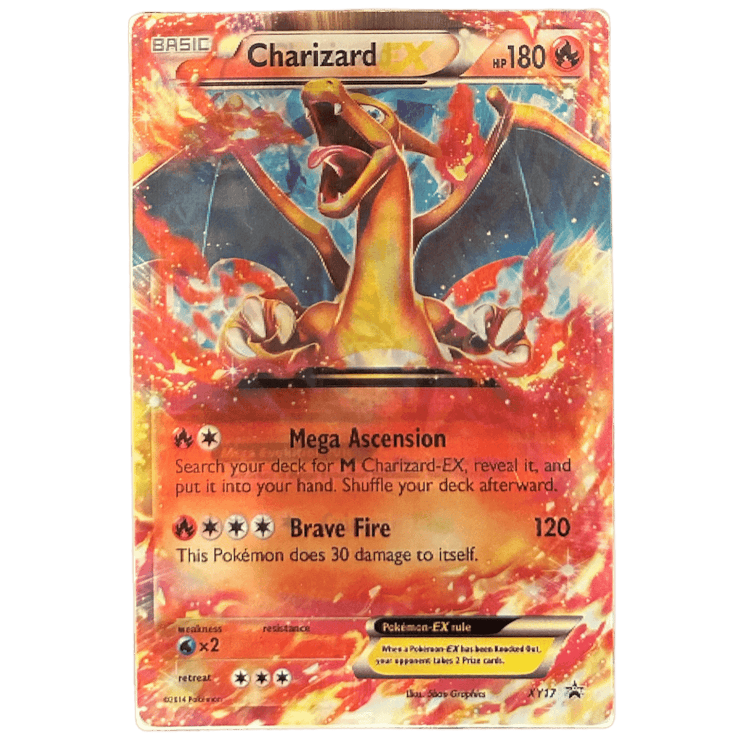 Charizard Card Anime 3D Sticker