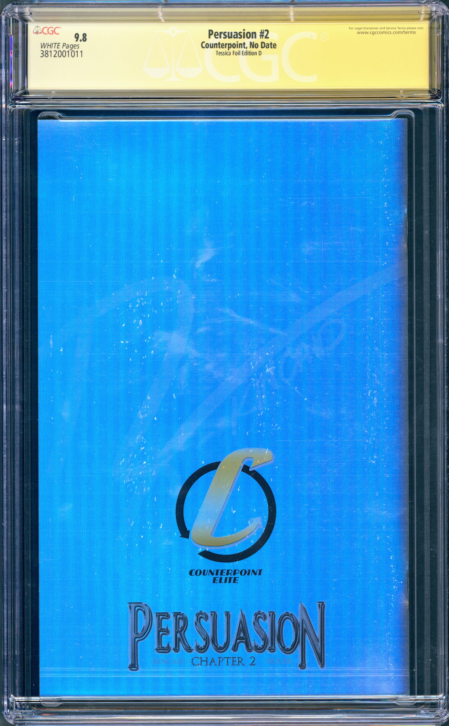 CGC 9.8 Persuasion #2 Signed