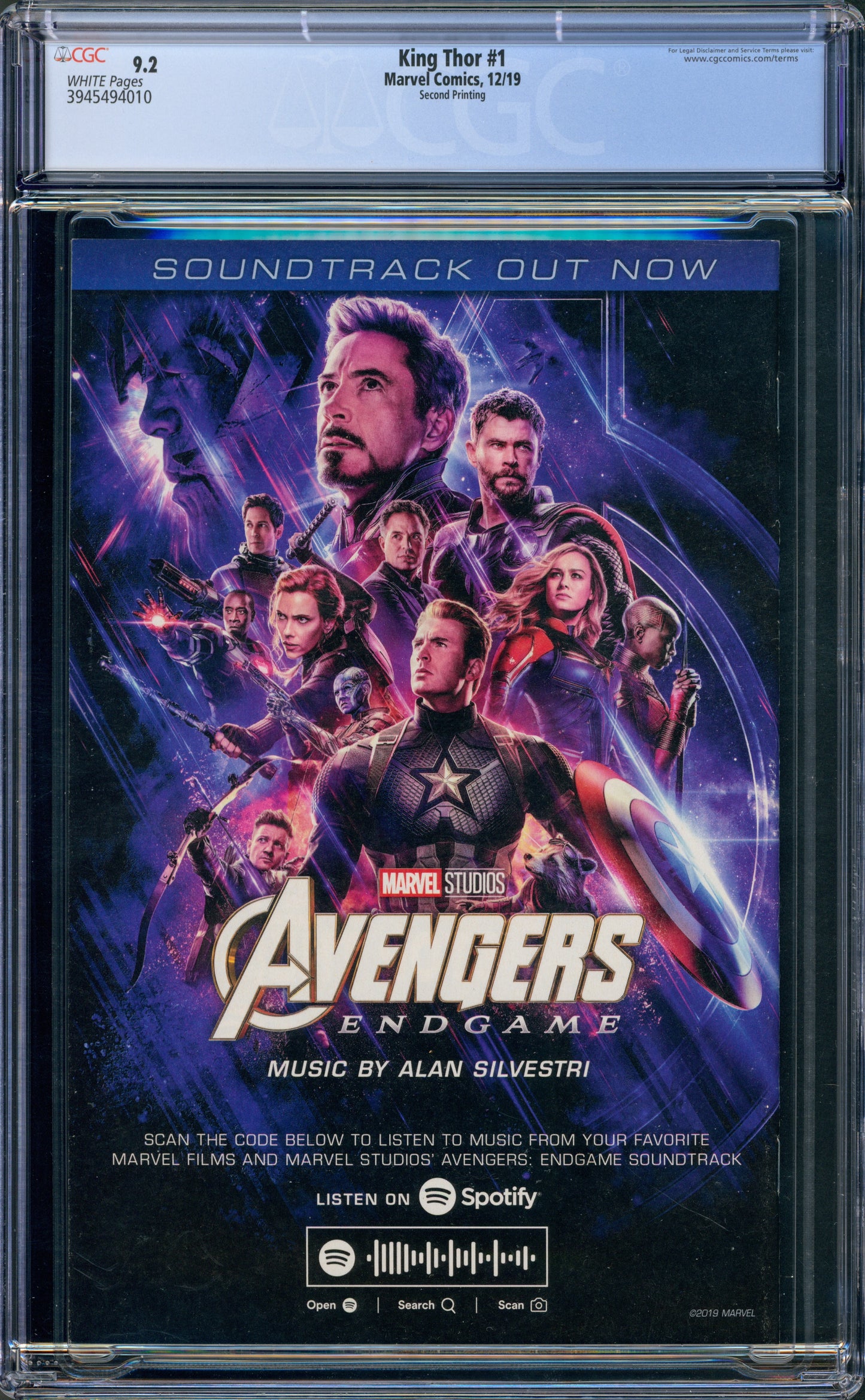 CGC 9.2 King Thor #1 (Second Printing)