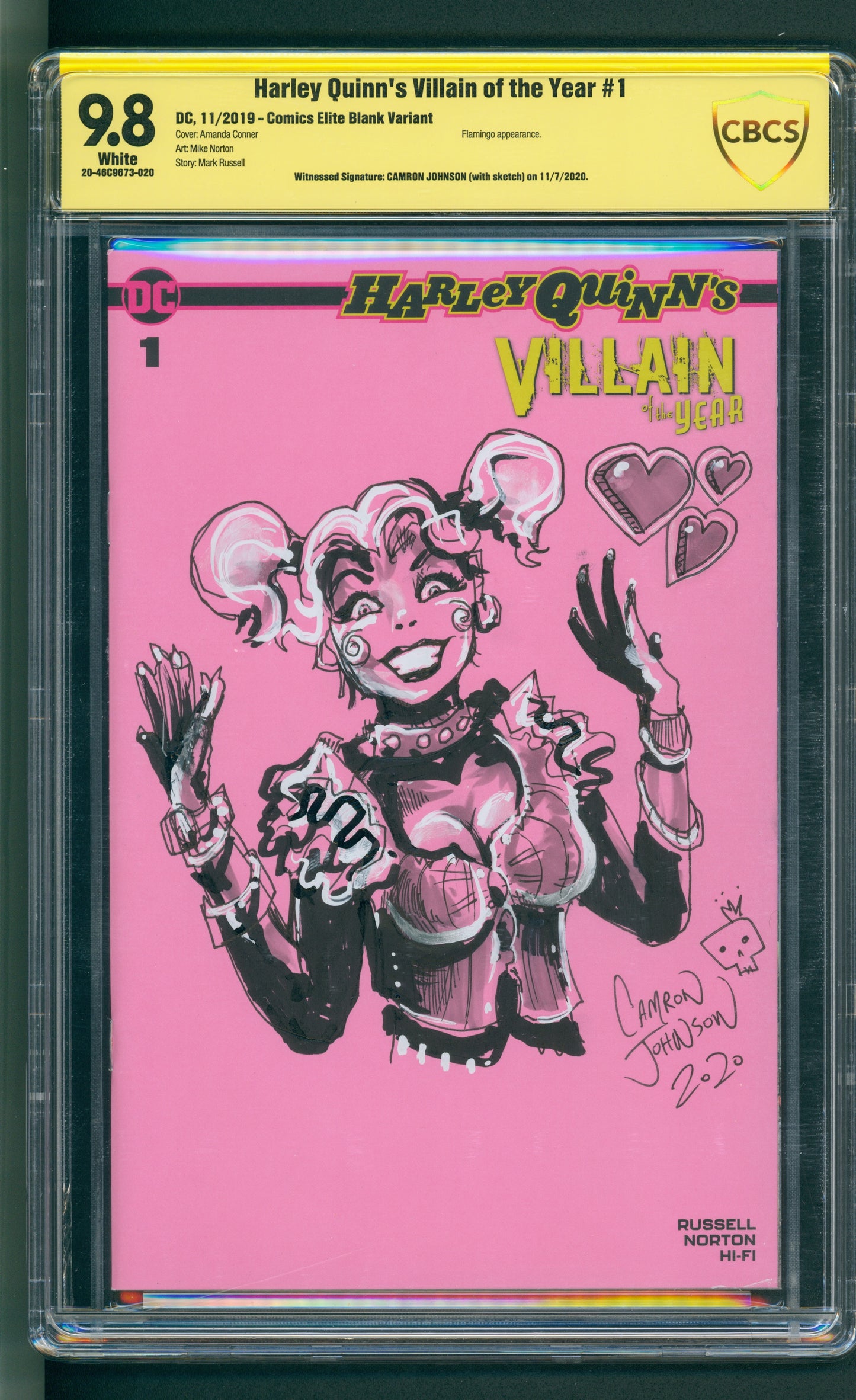 CBCS Harley Quinn's Villain of the Year #1 (Signed Camron Johnson)