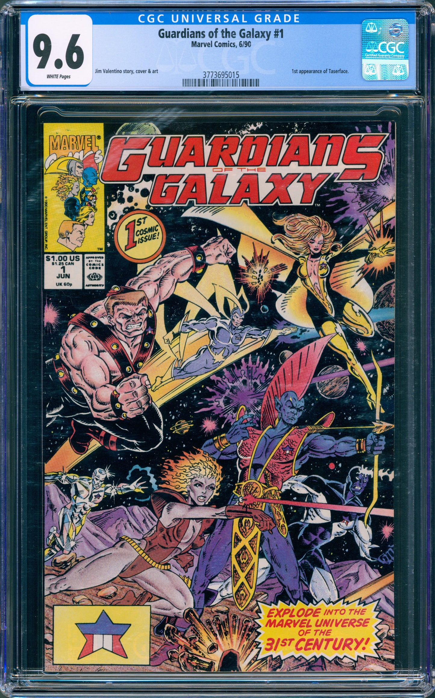 CGC 9.6 Guardians of the Galaxy #1 (1990)