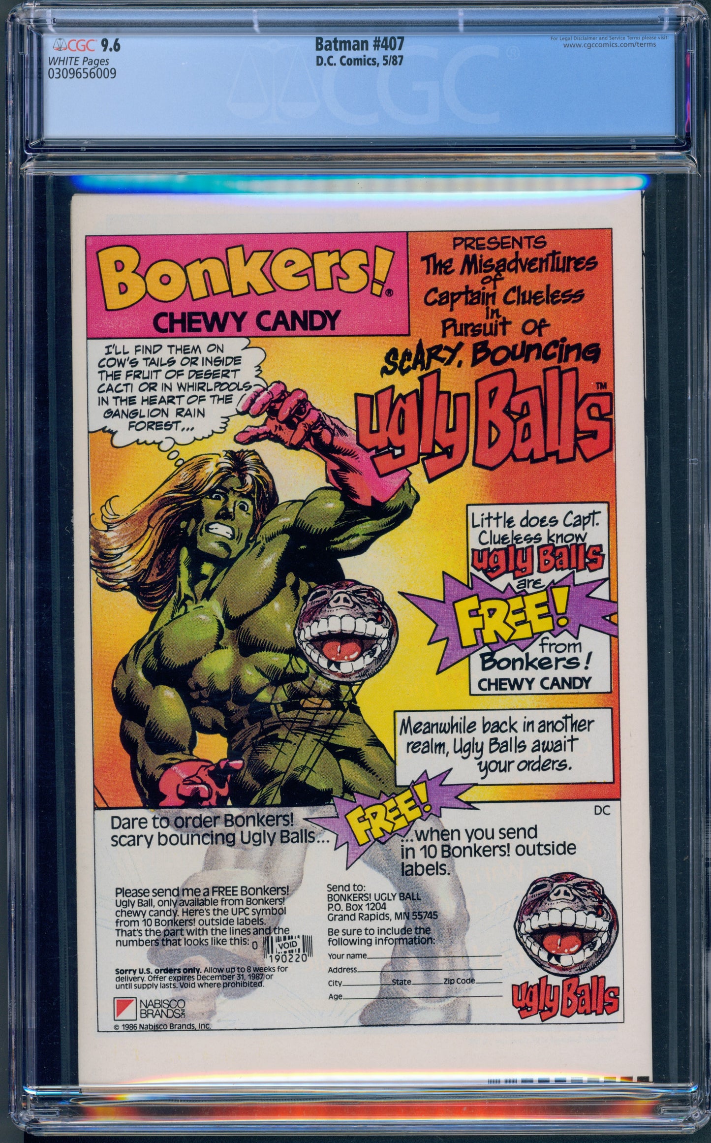 CGC 9.6 Batman #407 Year 1 Part 4