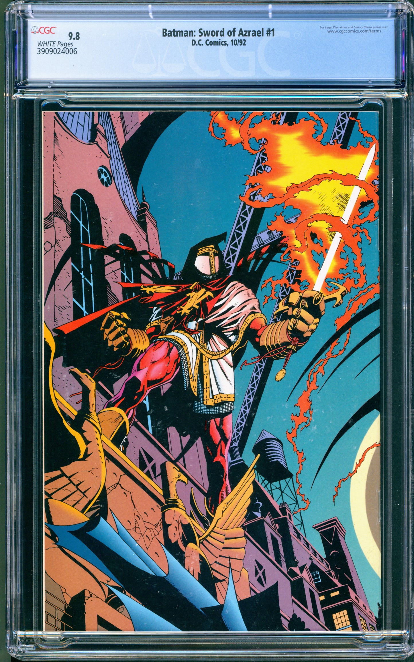 CGC 9.8 Batman Sword of Azrael #1