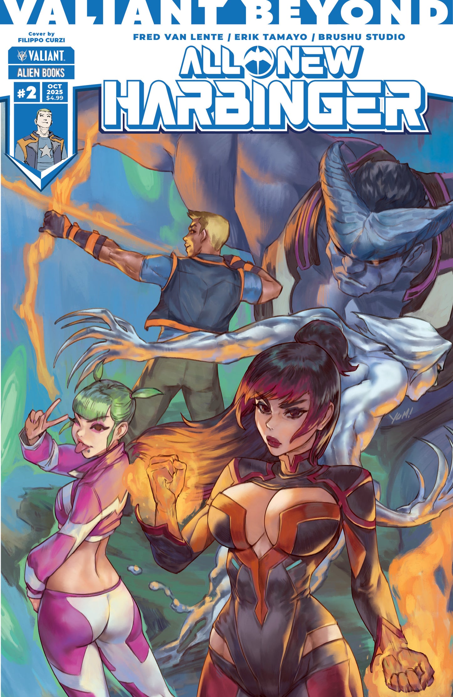 Valiant Beyond: All New Harbinger #2 Cover A (Curzi)