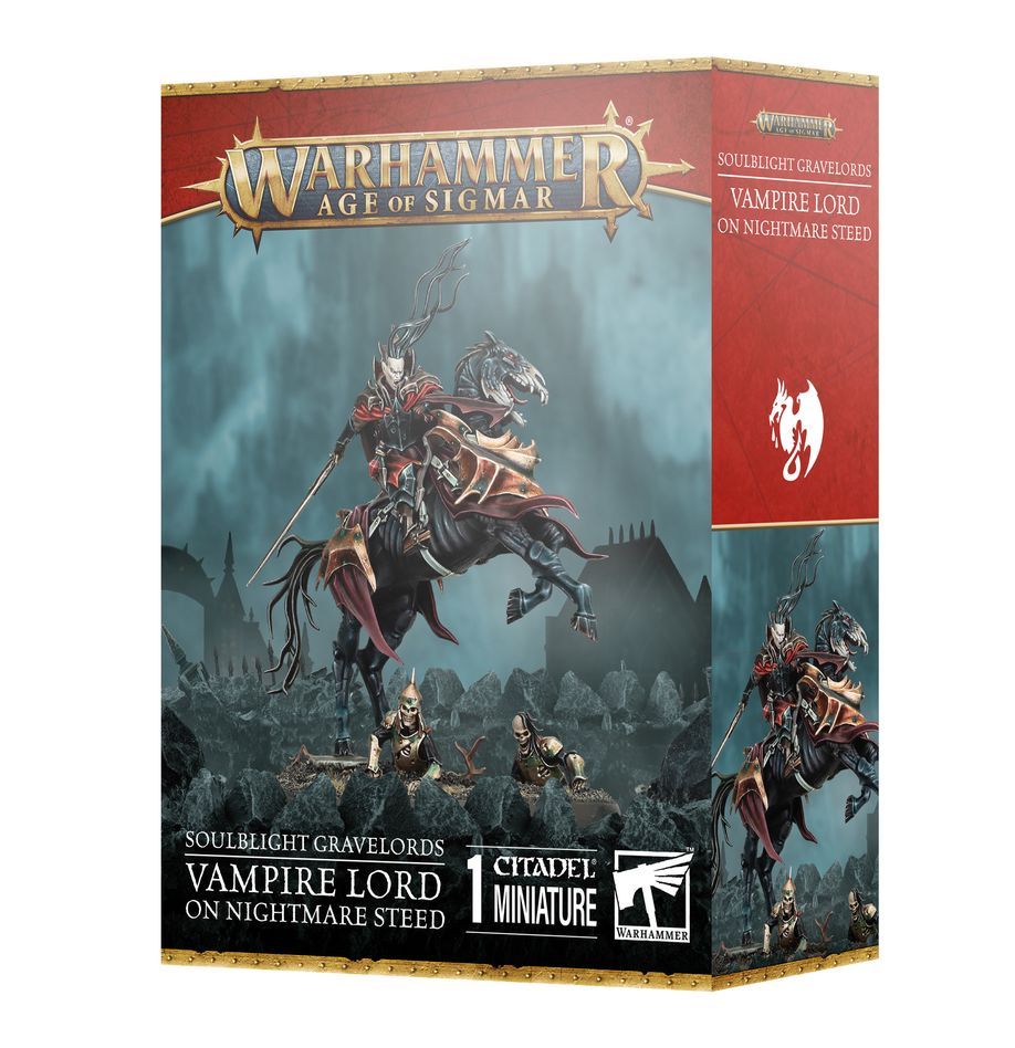 Warhammer AoS Vampire Lord on Nightmare Steed