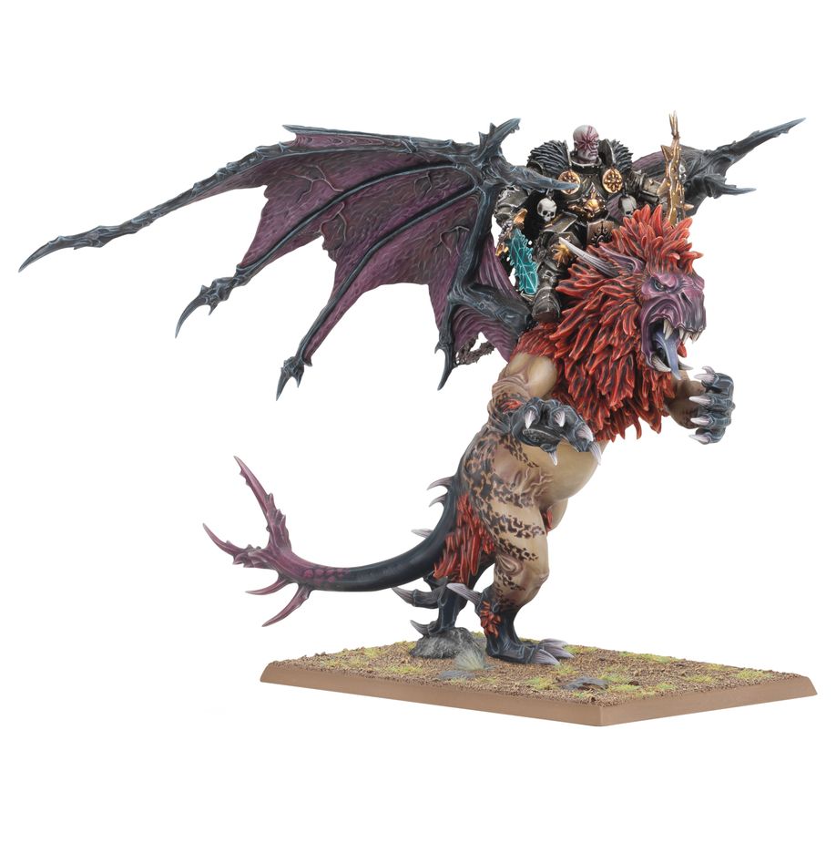 Warhammer The Old World - Chaos Lord on Manticore