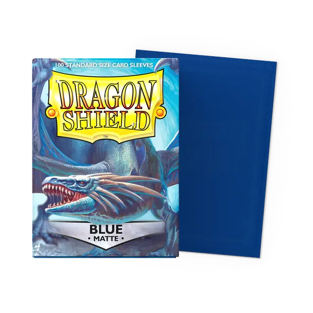 Dragon Shield - Blue - Matte Sleeves - Standard Size