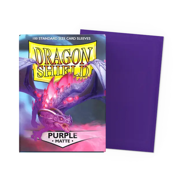 Dragon Shield - Purple - Matte Sleeves - Standard Size