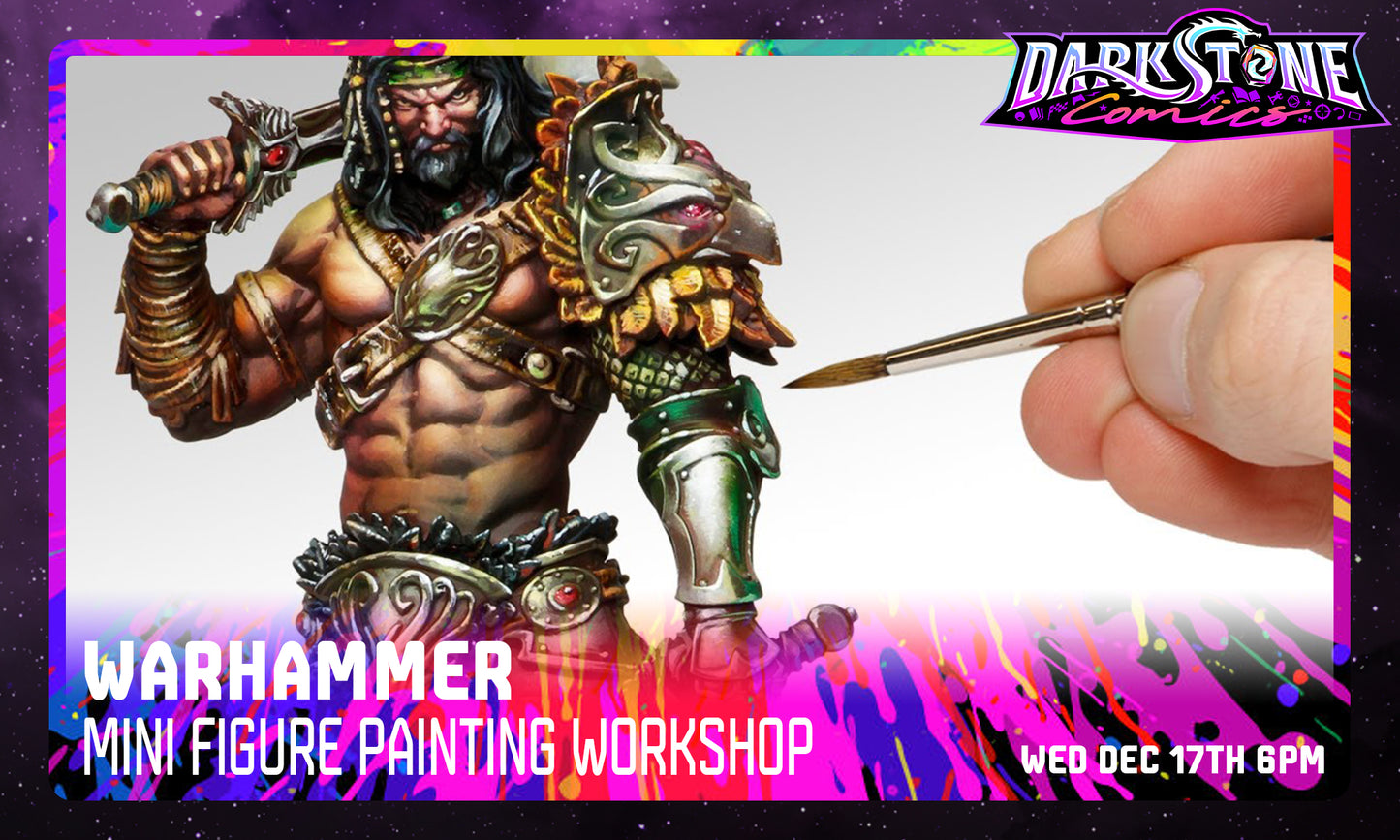 12/17 Miniature Figure Painting Workshop
