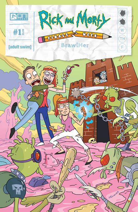RICK AND MORTY PRESENTS FINALS WEEK BRAWLHER #1 (OF 5) CVR B JAMES LLOYD VAR