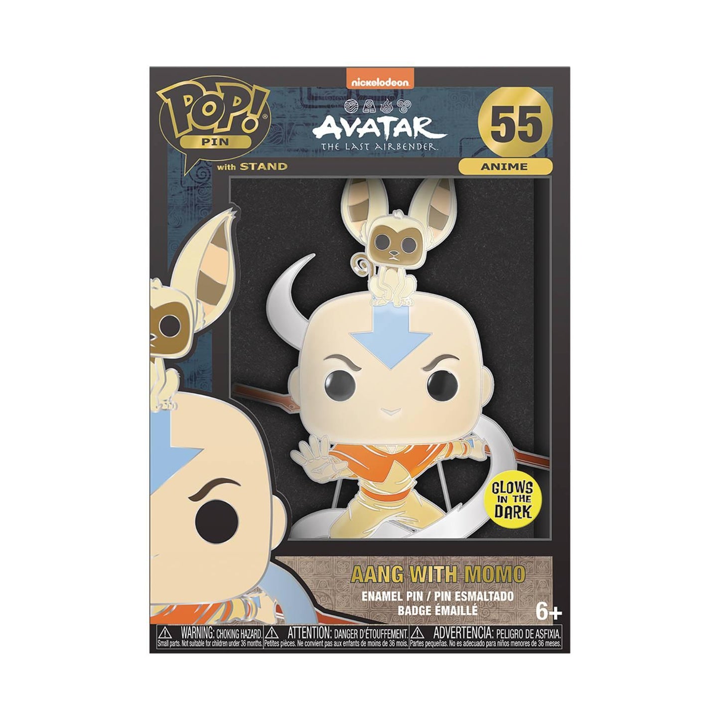 FUNKO POP NICKELODEON AVATAR AANG PIN