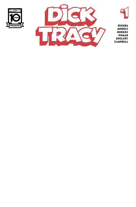 DICK TRACY #1 CVR D BLANK SKETCH VAR