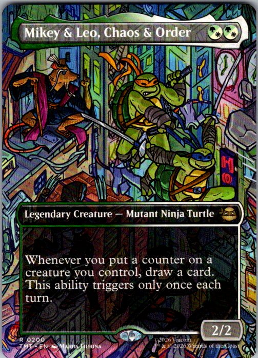 Mikey & Leo, Chaos & Order - Teenage Mutant Ninja Turtles (TMT) #200