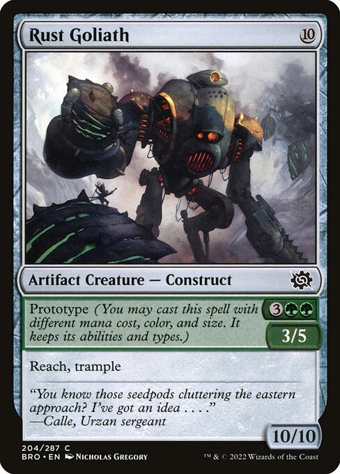 Rust Goliath - The Brothers' War () #204 [Foil] [Foil]
