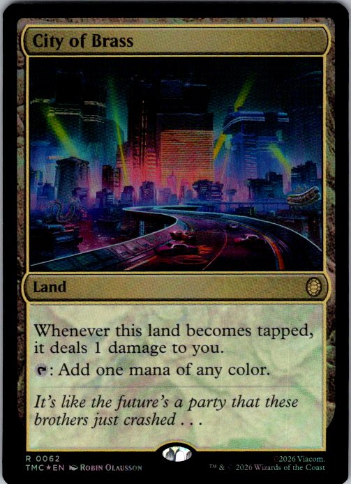 City of Brass [Foil] - Teenage Mutant Ninja Turtles Eternal (TMC) #62 [Foil]