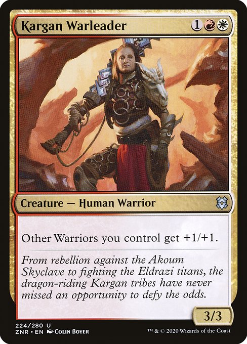 Kargan Warleader - Zendikar Rising () #224