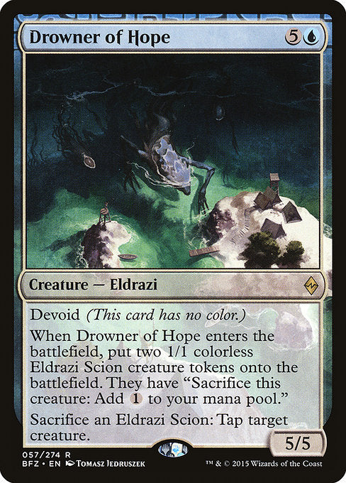 Drowner of Hope - Battle for Zendikar (BFZ) #57