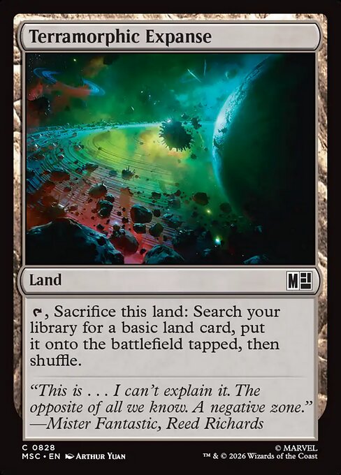 Terramorphic Expanse - Marvel Super Heroes Commander (MSC) #828 [Foil] [Foil]