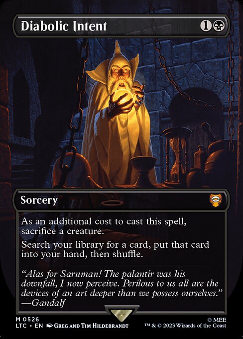 Diabolic Intent - Tales of Middle-earth Commander (ltc) #526