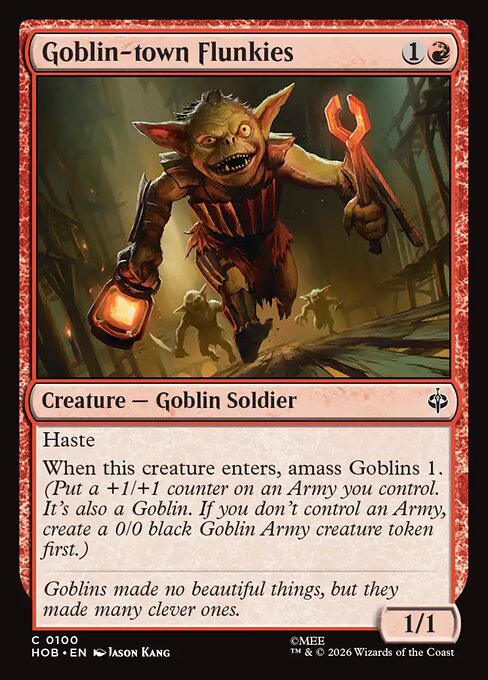 Goblin-town Flunkies - The Hobbit (HOB) #100 [Foil] [Foil]