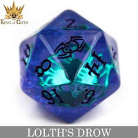 DNDDICEWHOLESALE.COM - Lolth's Drow - 11 Dice Set