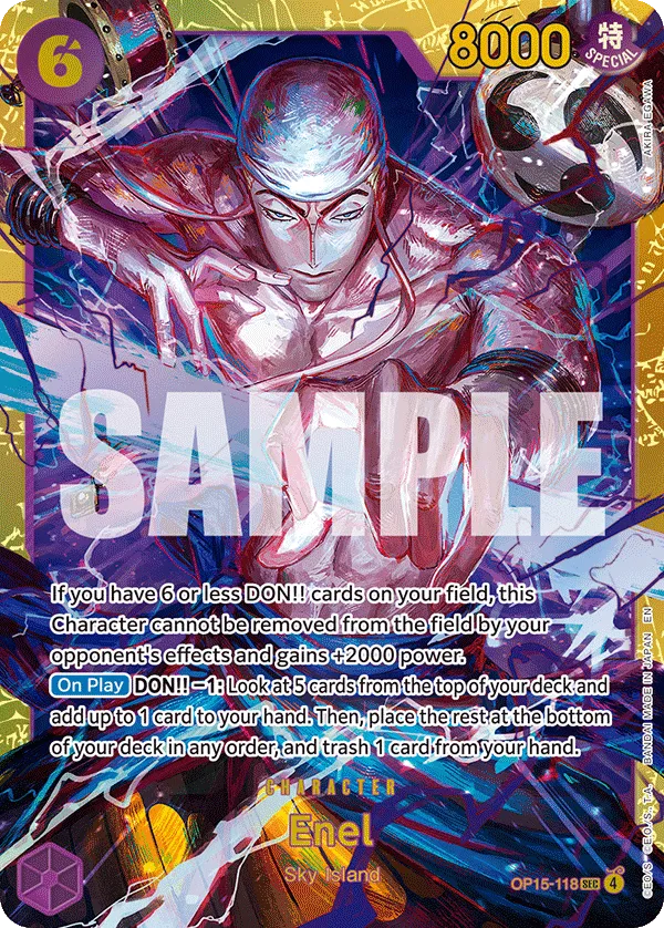 Enel - ADVENTURE ON KAMI'S ISLAND- [OP15-EB04] (OP15-118) #118
