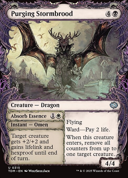 Purging Stormbrood // Absorb Essence - Tarkir: Dragonstorm () #315
