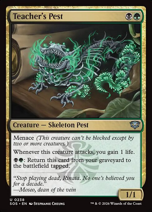 Teacher's Pest - Secrets of Strixhaven () #238