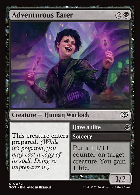 Adventurous Eater // Have a Bite - Secrets of Strixhaven () #72 [Foil] [Foil]