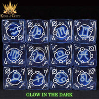 DNDDICEWHOLESALE.COM - Zodiac Pack - 12D6 Dice Set