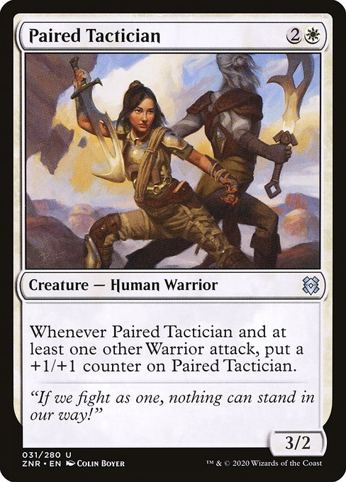 Paired Tactician - Zendikar Rising () #31