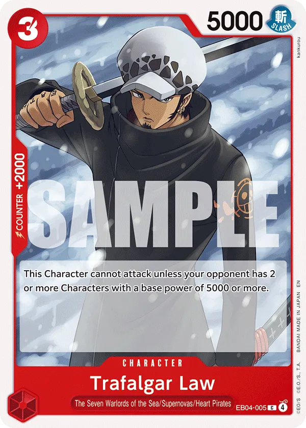 Trafalgar Law - ADVENTURE ON KAMI'S ISLAND- [OP15-EB04] (EB04-005) #005