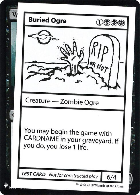 Buried Ogre - Mystery Booster Playtest Cards 2019 () #36