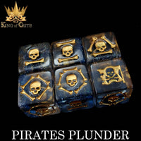 DNDDICEWHOLESALE.COM - Pirates Plunder - 11 Dice Set