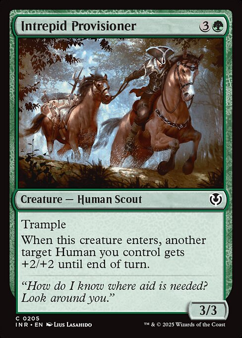 Intrepid Provisioner - Innistrad Remastered (inr) #205 [Foil] [Foil]