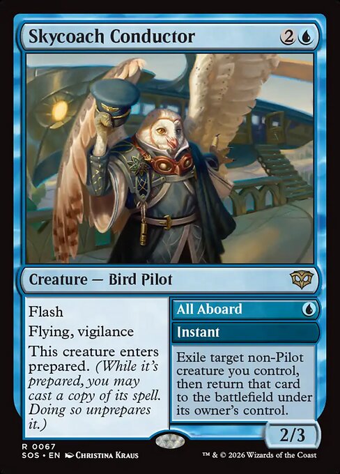 Skycoach Conductor // All Aboard - Secrets of Strixhaven (SOS) #67 [Foil] [Foil]