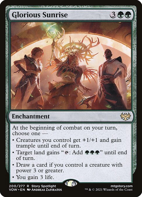 Glorious Sunrise - Innistrad: Crimson Vow (VOW) #200