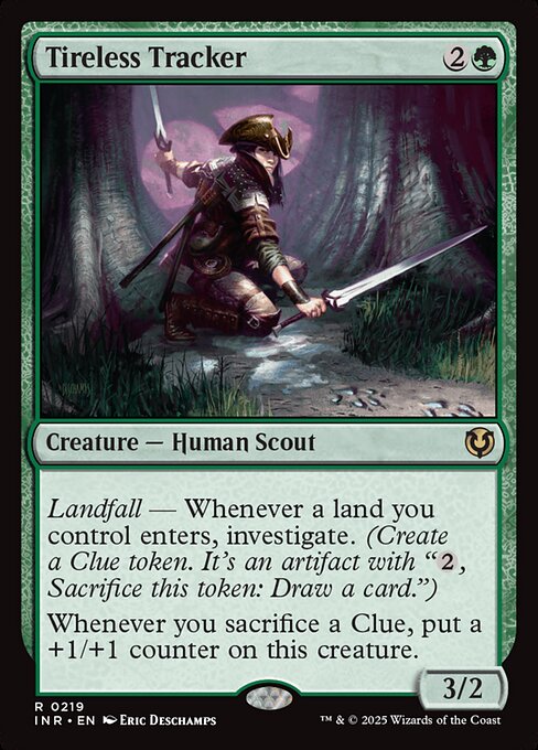 Tireless Tracker - Innistrad Remastered (inr) #219 [Foil] [Foil]