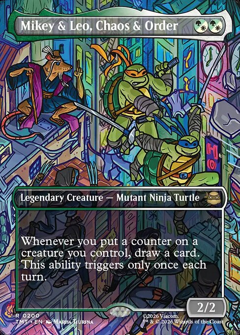 Mikey & Leo, Chaos & Order - Teenage Mutant Ninja Turtles () #200