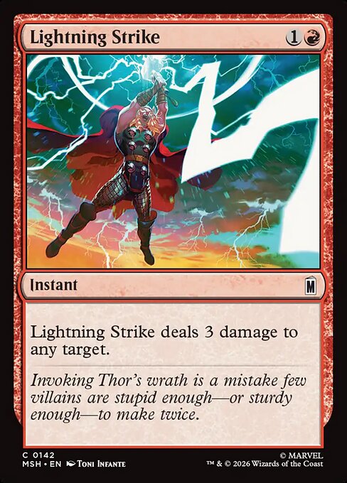 Lightning Strike - Marvel Super Heroes () #142