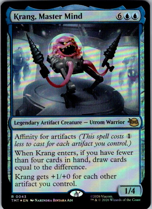 Krang, Master Mind [Foil] - Teenage Mutant Ninja Turtles (TMT) #43 [Foil]