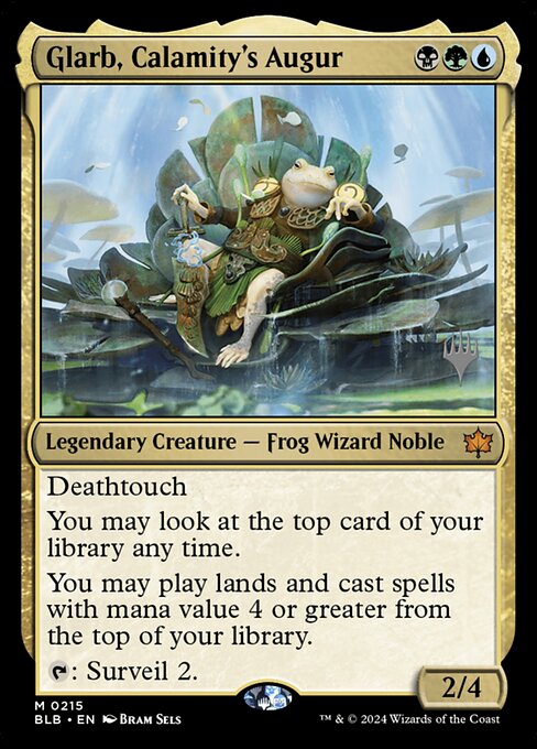 Glarb, Calamity's Augur - Bloomburrow Promos () #215p