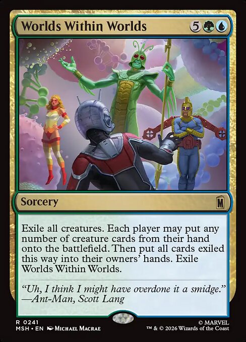 Worlds Within Worlds - Marvel Super Heroes () #241 [Foil] [Foil]