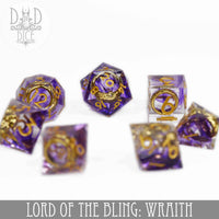 DNDDICEWHOLESALE.COM - Lord of the Bling: Wraith - (Handmade)