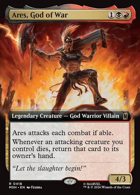 Ares, God of War - Marvel Super Heroes (MSH) #418