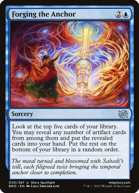 Forging the Anchor - The Brothers' War () #50 [Foil] [Foil]
