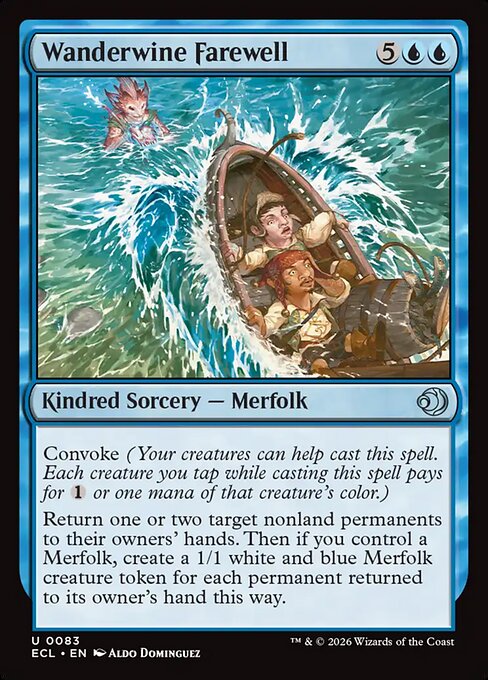 Wanderwine Farewell - Lorwyn Eclipsed (ecl) #83 [Foil] [Foil]