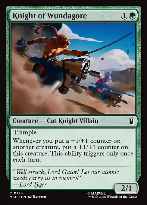 Knight of Wundagore - Marvel Super Heroes () #175 [Foil] [Foil]