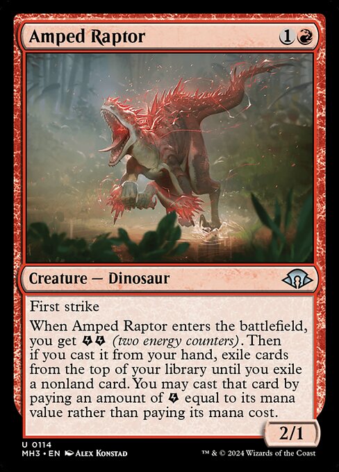 Amped Raptor - Modern Horizons 3 (MH3) #114