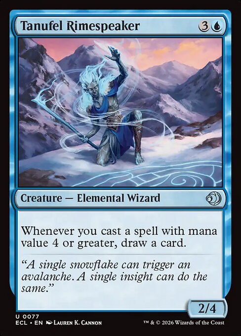 Tanufel Rimespeaker - Lorwyn Eclipsed (ecl) #77 [Foil] [Foil]
